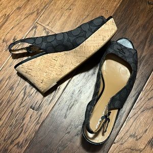 Women’s Coach Ferry Size 9.5 wedges
